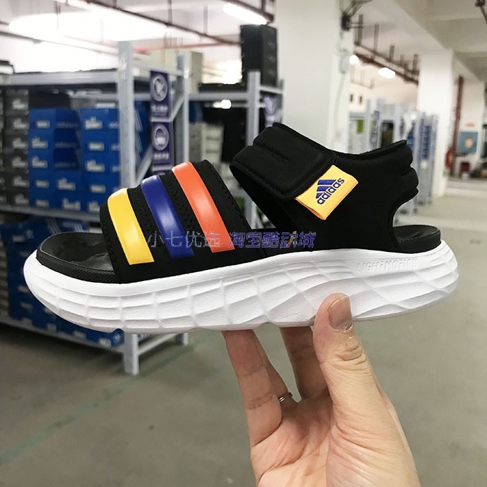 Adidas凉鞋轻便魔术贴