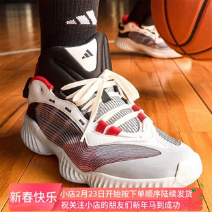Adidas Pro Ventilate Low 男子缓震耐磨团队款篮球鞋JH5837 5838