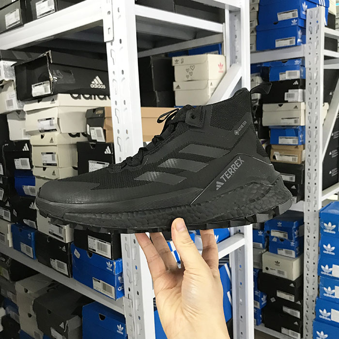 Adidas TERREX FREE HIKER男子高帮GTX防水BOOST徒步登山鞋IH3524