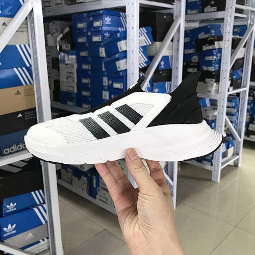 Adidas GENE REVIVE 男女网面一脚蹬运动休闲鞋跑鞋 JQ7574 7580