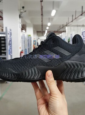 小七Adidas Pro Bounce 2018 Low 男子低帮运动篮球鞋FW0903 0905