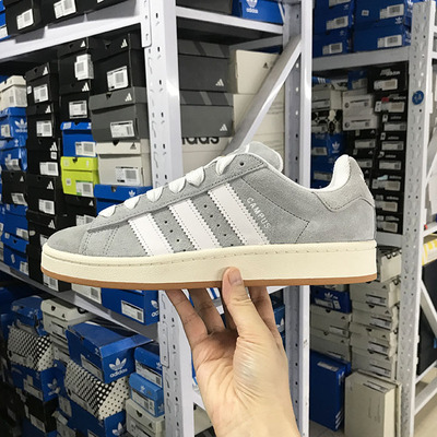 Adidas男女低帮板鞋面包鞋
