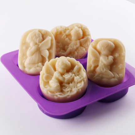 diy男孩女孩制作基皂硅胶模具