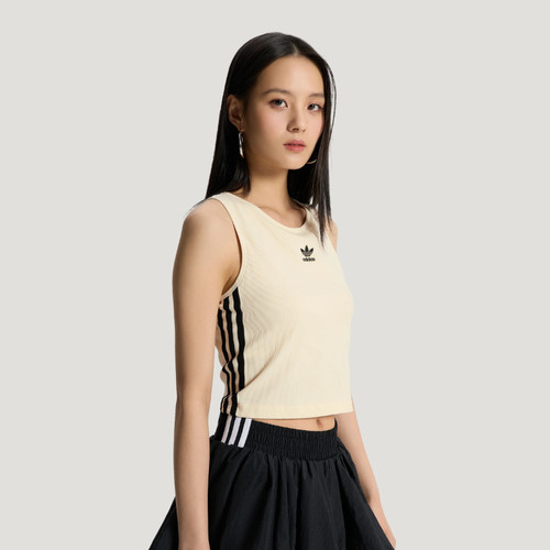Adidas阿迪达斯三叶草女子舒适自带胸垫运动修身背心KB6418