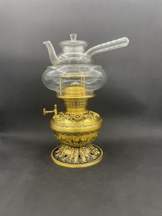 空气灯煤油灯茶炉 潮汕工夫茶纯铜茶灯 煮水煮茶器精品茶具