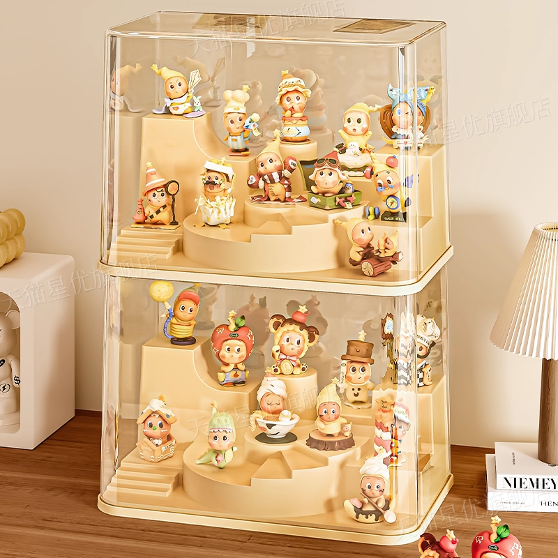 新款盲盒收纳展示架创意法式造景