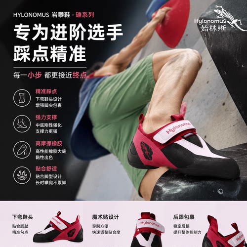 始林蜥Hylonomus-砺-专业难度攀岩鞋全能进阶训练抱石攀石男女款