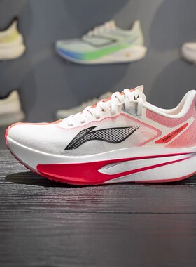 李宁飞电6 CHALLENGER男子反光䨻丝轻质透气竞速比赛跑鞋ARMW003