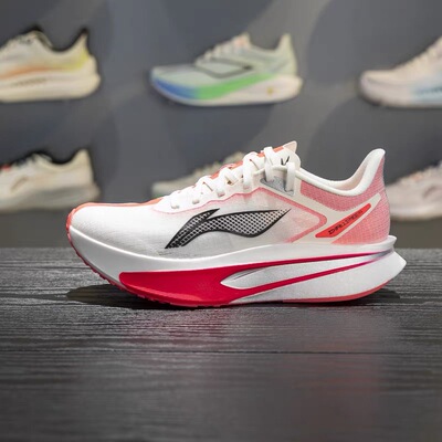 李宁飞电6 CHALLENGER男子反光䨻丝轻质透气竞速比赛跑鞋ARMW003