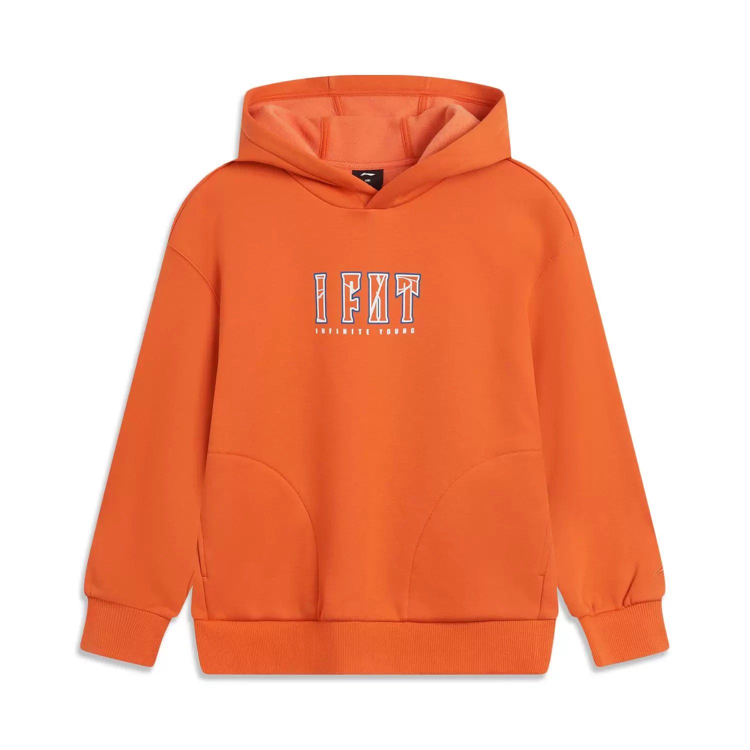 李宁正品2025冬季男大童加绒保暖宽松休闲套头连帽卫衣YWDV233,运动服/休闲服装,运动茄克/外套,淘宝优惠券,粉丝福利购,淘宝优惠卷