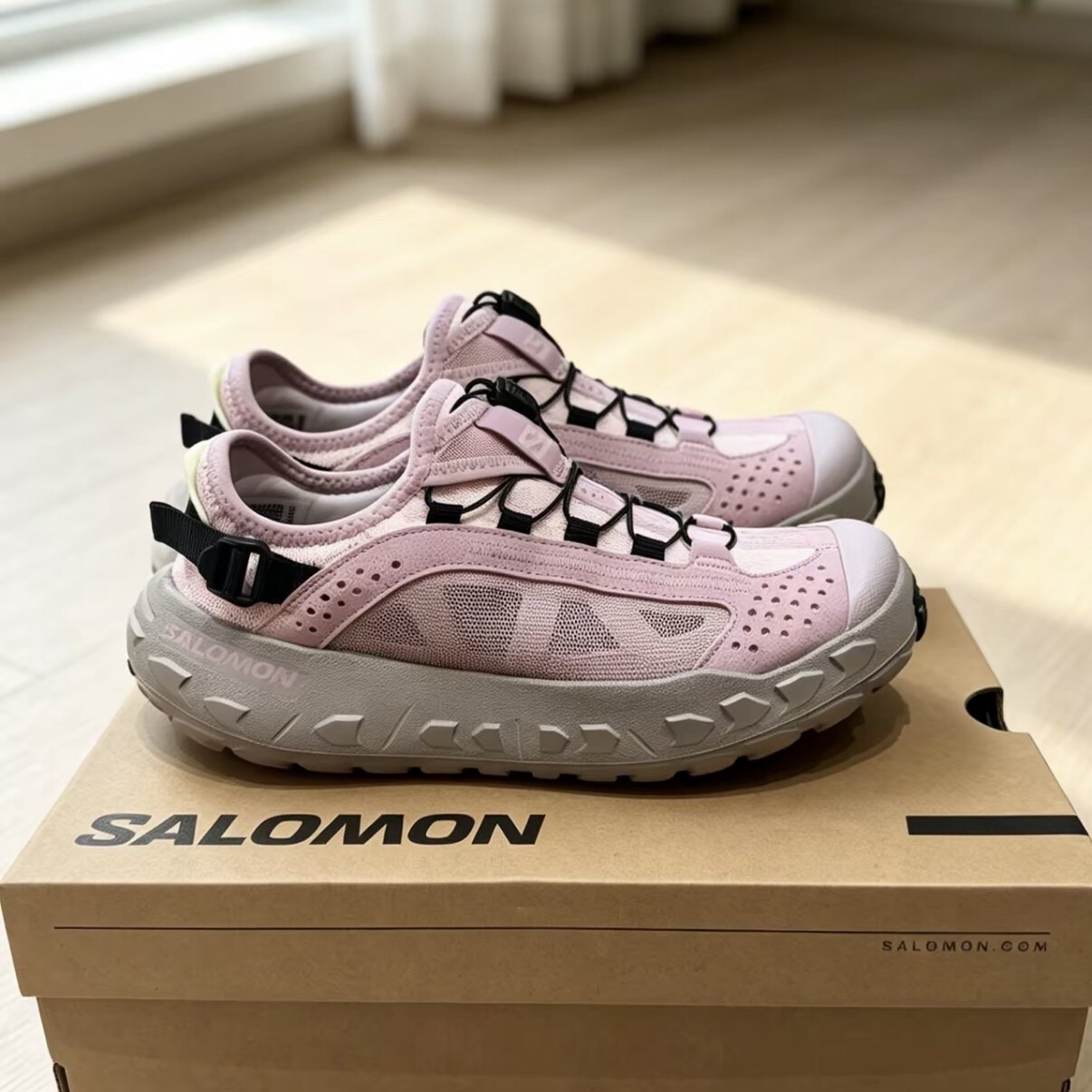 SALOMON萨洛蒙 SOLAMPHIBIAN稳定 透气速干耐磨减震 溯溪鞋轮胎鞋