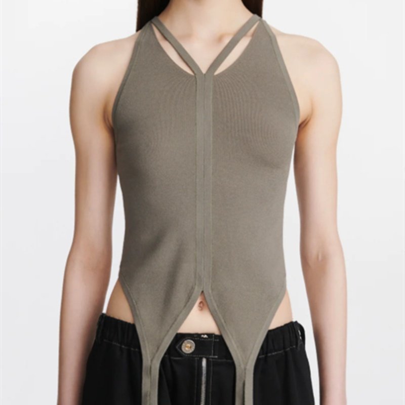 吊带背心女士内搭针织衫短款打底衫性感修身夏季运动上衣欧美无袖