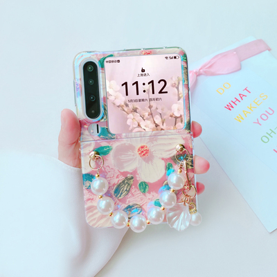 适用华为purax手机壳手提链女款