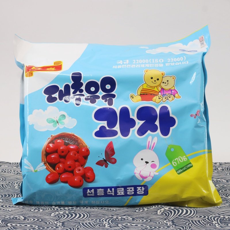 朝鲜原装进口大枣牛奶饼干原装进开城丹东旅游伴手礼特产平壤特产