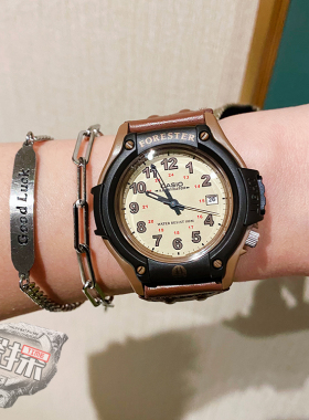 CASIO卡西欧森林人小红书复古经典手表男女FT-500WC-5B 3B AW-80V