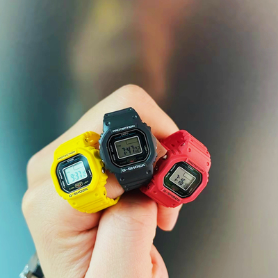 CASIO卡西欧G-SHOCK抗震缩小版防水戒指表DWN-5600-1/4/9