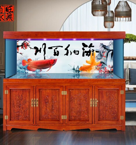 鱼缸水族箱超白免换水客厅大型