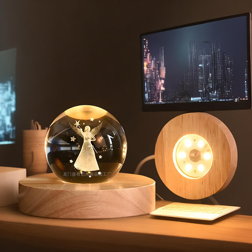 实木LED喂奶小夜灯白光否5v