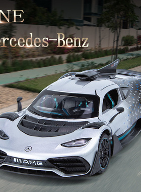 仿真奔驰AMGONE赛车F1合金汽车模型超级跑车玩具潮玩男孩礼物摆件