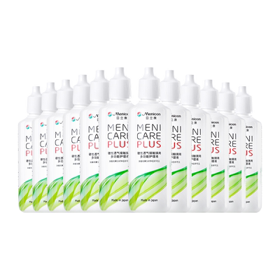 Menicon美尼康rgp硬性隐形眼镜护理液120ml*12角膜塑性ok镜目立康
