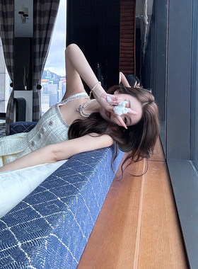 现货【sp千金玛丽珍】南韩财阀家的小女儿~矜柔娇贵感香风连衣裙