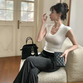 France袖 大奶t 镇店爆款 新色返场 店主主推 多色圆胸tee