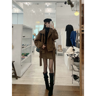 双面呢外套 ——100人字纹woo 半裙 苏黎世de‘秋 限量