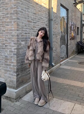 【慵懒之约】跟随内心 松弛有D级魅力 BC感100羊毛柔纱套装