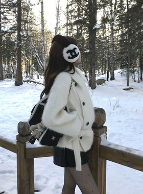 现货【芬兰雪境】——“白月光系列”拉毛毛呢/美式皮裙