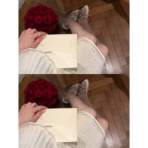 Momoshero【繁花诗序】肤如凝脂的美——矜贵“艺术品”lace半裙