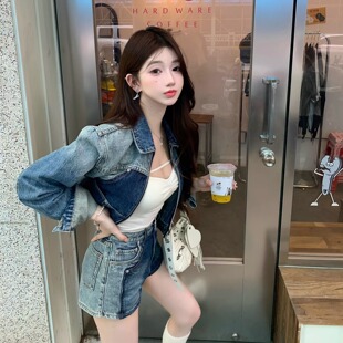 现货【LA加州公路】加州追日落~没有瓶颈期的标达版牛仔外套/短裤