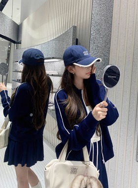 现货m1u法博交换生 Preppy style限定色—撞色羊毛版！外套&半裙