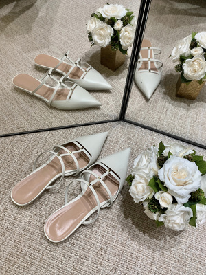 现货【娇娇小猫跟】配饰线新篇章~  在我心上御里御气的铆钉半拖