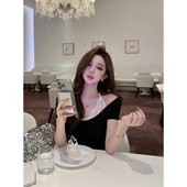 短袖 限量 降温感纱线 挂脖蕾丝法式 娇娇女T Lace芭蕾纯欲篇