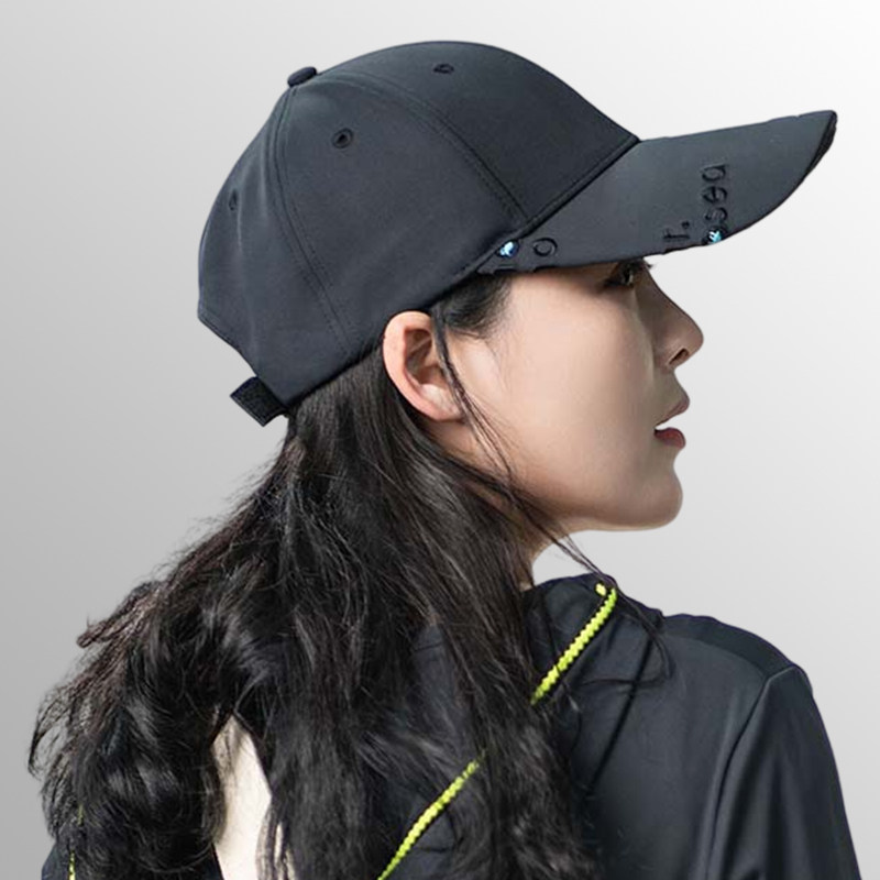 【官方正品】2025年新款hoii防晒帽女防紫外线户外出行刺绣棒球帽
