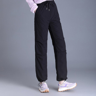 羽绒裤 女感 女士外穿防风防寒高腰加绒加厚90鸭绒保暖裤