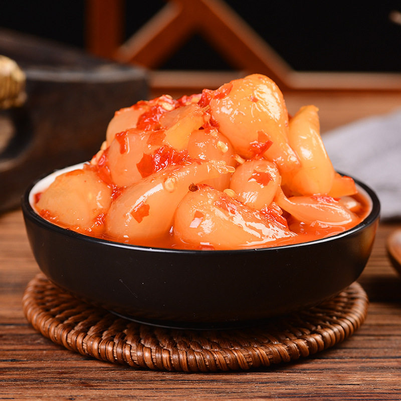 酱丰圆甜酸酸辣水晶藠头下饭菜新鲜腌制泡菜酸甜农家茭头5公斤装