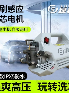 绿霸霸虎T5T6手提洗车机便携高压水枪家用商用大功率1800W清洗机