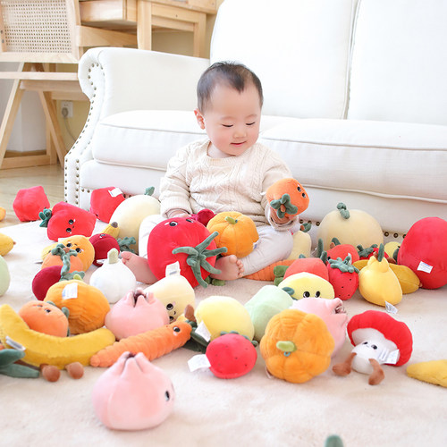 益智早教认知仿真毛绒玩具