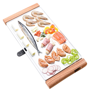 欧诺福韩式电烧烤炉商用无烟不沾烤肉锅室内多功能烧烤一体电烤盘