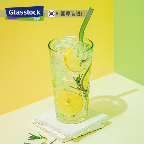 Glasslock韩国玻璃杯ins冷饮杯