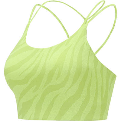 粒子狂热斑马纹运动内衣