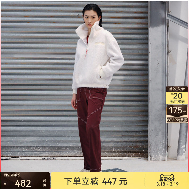 粒子狂热 | 运动卫衣秋冬男女仿羊羔绒户外休闲外套03327