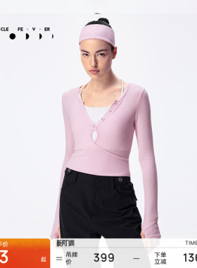 运动长袖女修身高腰瑜伽健身休闲螺纹T恤TP029 | 粒子狂热