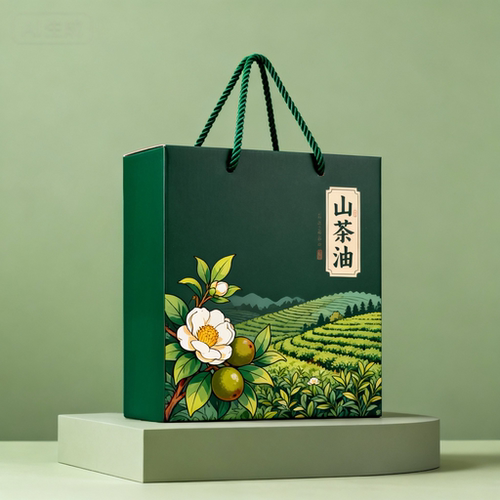 定制山茶油包装盒4支装