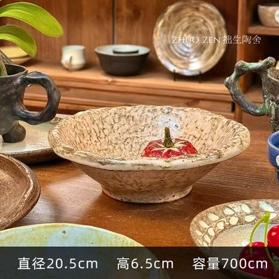 《悦野Studio》一个像石头的碗 大菜碗