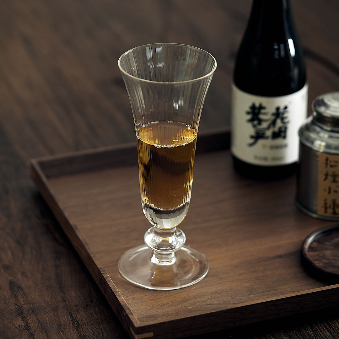 玩物志中古矮脚红酒杯日式鸡尾酒杯玻璃酒具创意冷饮杯果酒杯