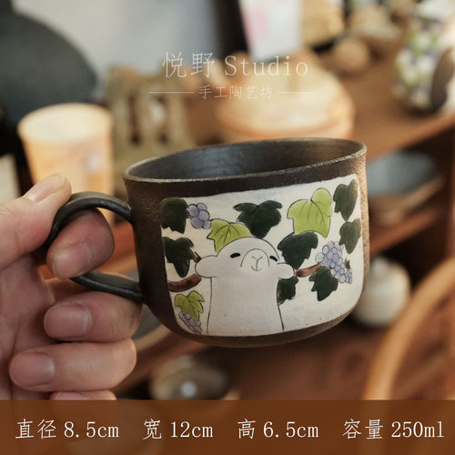 《悦野Studio》画片 釉下彩手绘