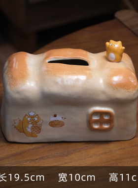 《悦野Studio》 猫猫纸巾盒