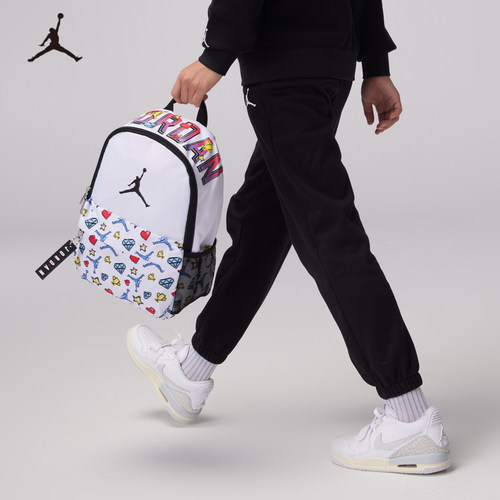乔丹jordan双肩包运动背包成人通用经典时尚旅游包包儿童书包